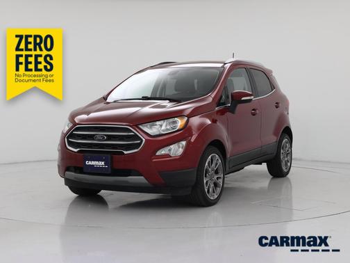 Red 2019 Ford EcoSport Titanium