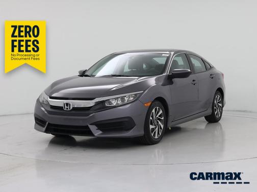 Gray 2018 Honda Civic EX