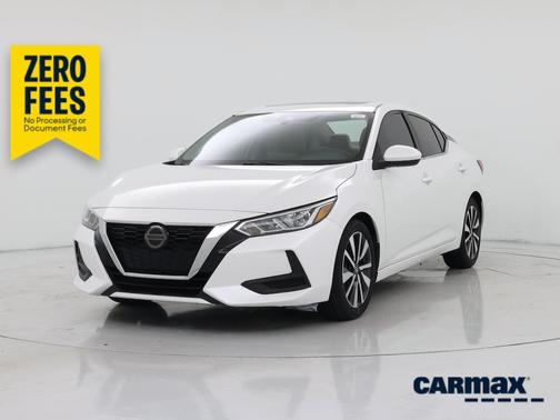 White 2021 Nissan Sentra SV
