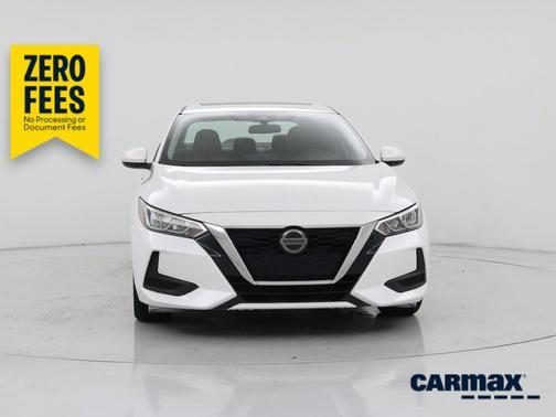 White 2021 Nissan Sentra SV