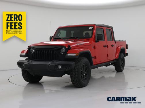 Red 2022 Jeep Gladiator Willy's