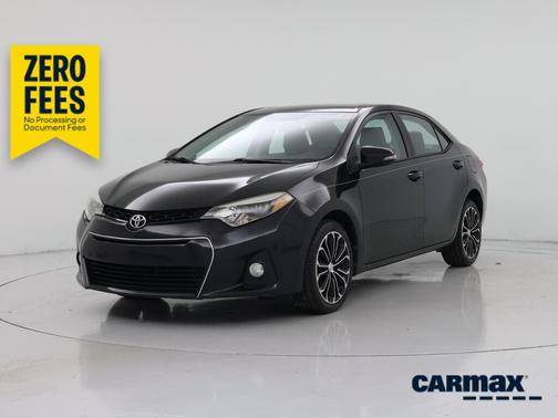 Black 2016 Toyota Corolla S Plus
