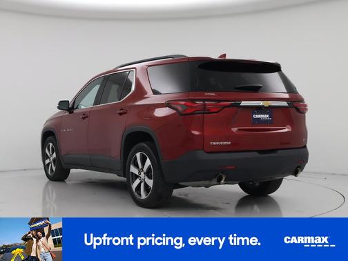 Burgundy 2022 Chevrolet Traverse LT Leather