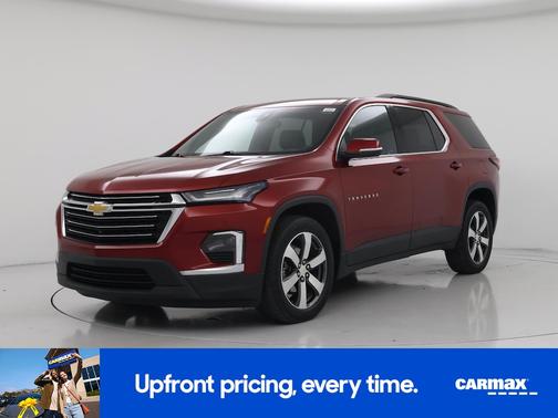Burgundy 2022 Chevrolet Traverse LT Leather