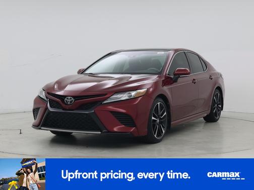 Burgundy 2018 Toyota Camry XSE