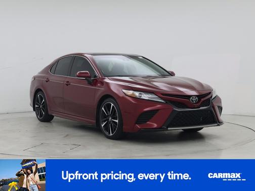 Burgundy 2018 Toyota Camry XSE