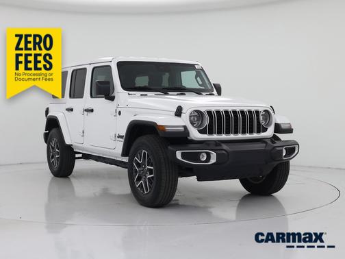 White 2025 Jeep Wrangler Sahara