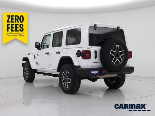 White 2025 Jeep Wrangler Sahara