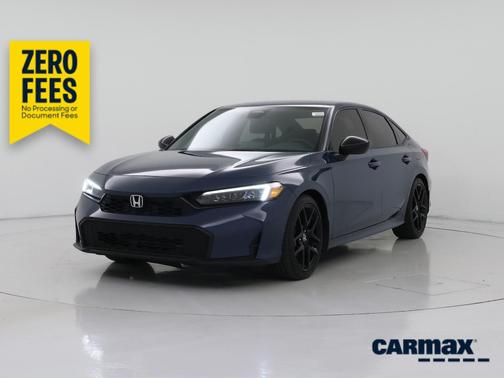 Blue 2025 Honda Civic Sport