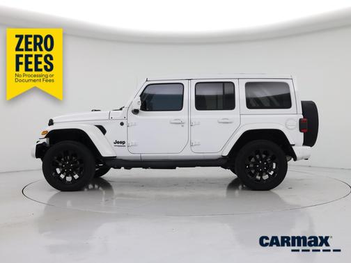 White 2022 Jeep Wrangler Unlimited Sahara High Altitude