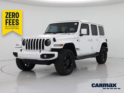 White 2022 Jeep Wrangler Unlimited Sahara High Altitude