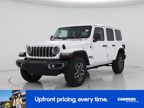 White 2025 Jeep Wrangler Sahara