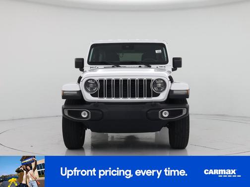 White 2025 Jeep Wrangler Sahara
