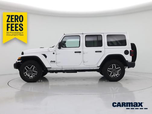 White 2025 Jeep Wrangler Sahara