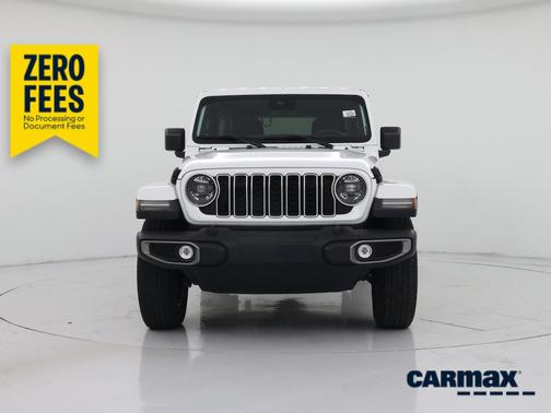 White 2025 Jeep Wrangler Sahara