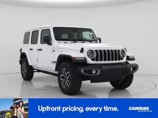 White 2025 Jeep Wrangler Sahara