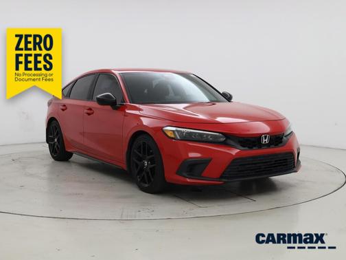 Red 2022 Honda Civic Sport