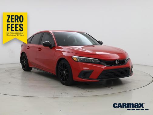 Red 2022 Honda Civic Sport