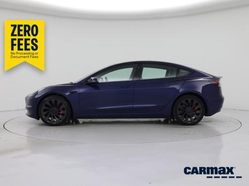Blue 2023 Tesla Model 3 Performance