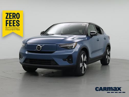 Blue 2022 Volvo C40 Recharge Pure Electric Ultimate