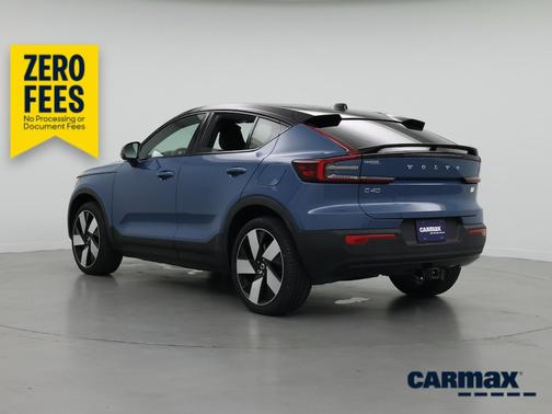 Blue 2022 Volvo C40 Recharge Pure Electric Ultimate