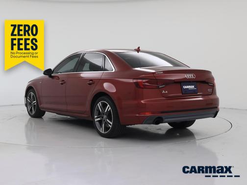 Red 2018 Audi A4 Premium Plus