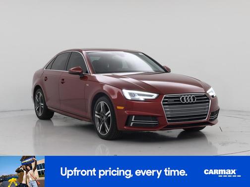 Red 2018 Audi A4 Premium Plus