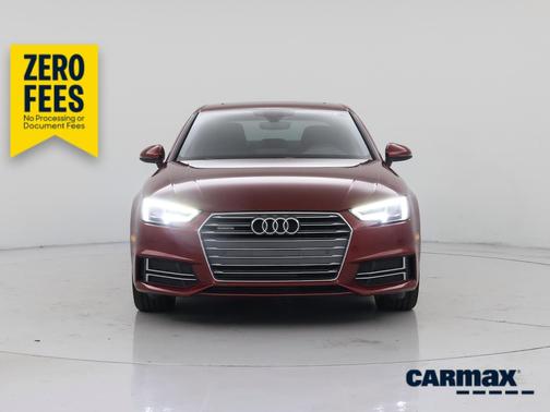 Red 2018 Audi A4 Premium Plus