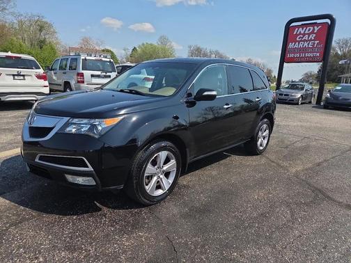 Crystal Black Pearl 2013 Acura MDX 3.7L Technology