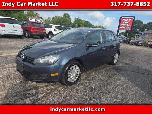 Blue 2012 Volkswagen Golf 2.5L