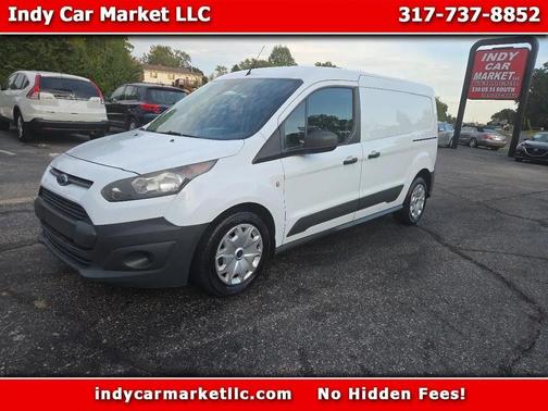 Frozen White 2018 Ford Transit Connect Cargo Van XL LWB w/Rear 180 Degree Door