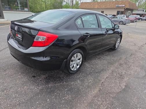 Crystal Black Pearl 2012 Honda Civic LX