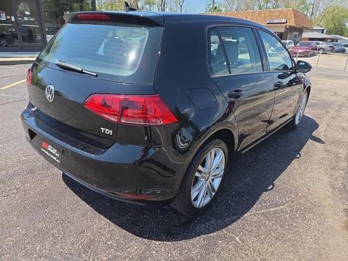 Black 2015 Volkswagen Golf DSG TDI SE