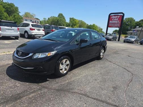Crystal Black Pearl 2014 Honda Civic LX