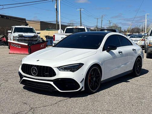 Polar White 2024 Mercedes-Benz AMG CLA 45 AMG CLA 45 4MATIC