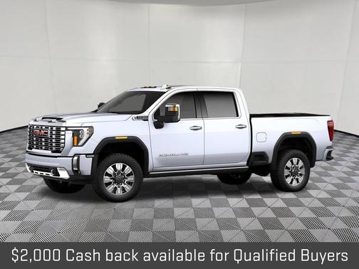 Glacier White Tricoat 2026 GMC Sierra 2500 Denali
