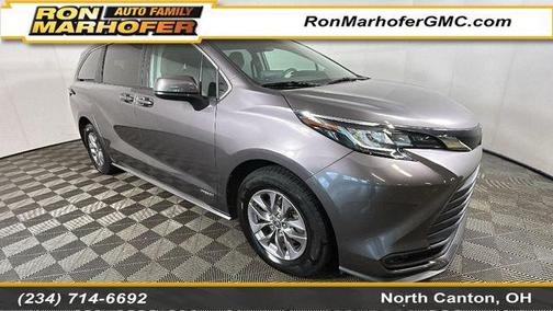 Predawn Gray Mica 2021 Toyota Sienna LE
