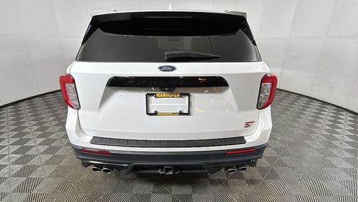 Star White Metallic Tri-Coat 2022 Ford Explorer ST