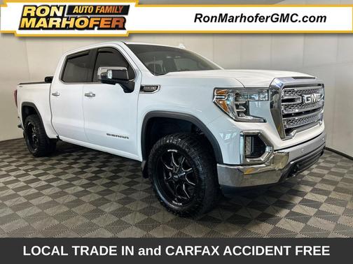 Summit White 2019 GMC Sierra 1500 SLT