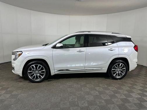 White Frost Tricoat 2023 GMC Terrain Denali