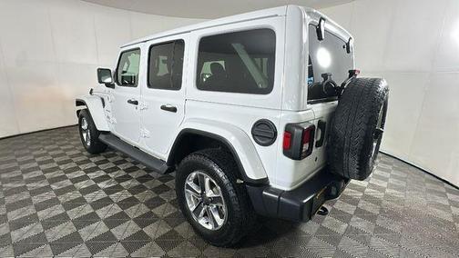 Bright White 2019 Jeep Wrangler Unlimited Sahara