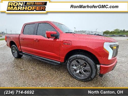 Rapid Red Metallic Tinted Clearcoat 2023 Ford F-150 Lightning LARIAT