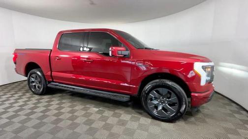 Rapid Red Metallic Tinted Clearcoat 2023 Ford F-150 Lightning LARIAT
