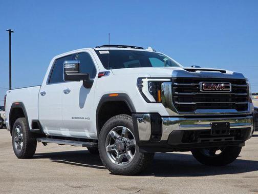Glacier White Tricoat 2026 GMC Sierra 2500 SLT