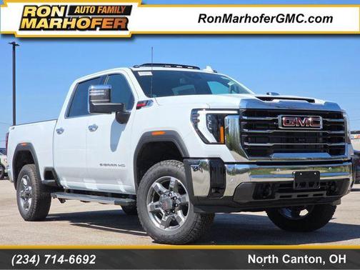 Glacier White Tricoat 2026 GMC Sierra 2500 SLT