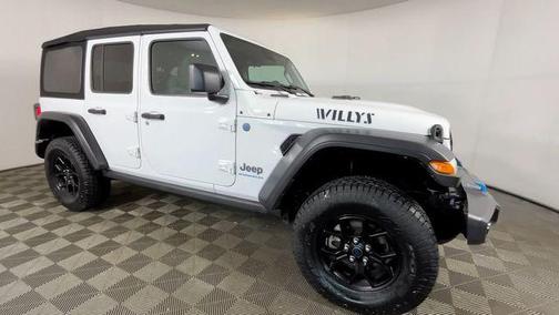 Bright White Clearcoat 2024 Jeep Wrangler 4xe Willys