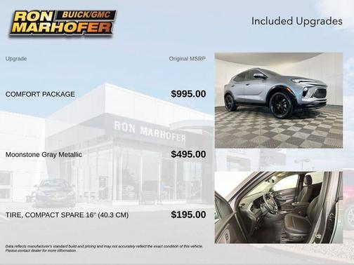 Moonstone Gray Metallic 2026 Buick Encore GX Sport Touring
