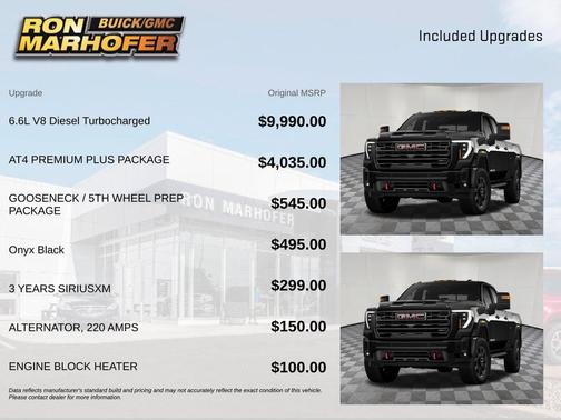 Onyx Black 2026 GMC Sierra 3500 AT4