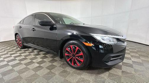 Black 2017 Honda Civic LX