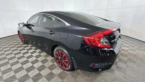 Black 2017 Honda Civic LX